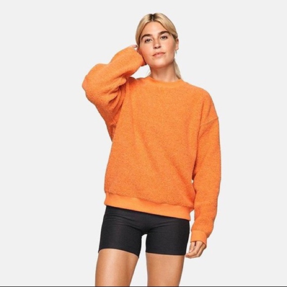 Outdoor Voices OV MegaFleece Sweatshirt in Papaya